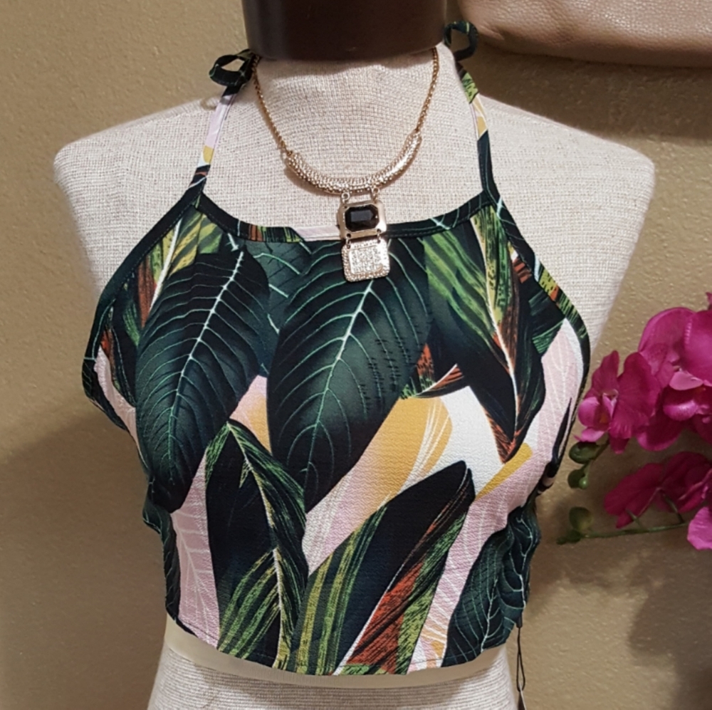 Zaful forever young cami crop top Sz L (US 8)